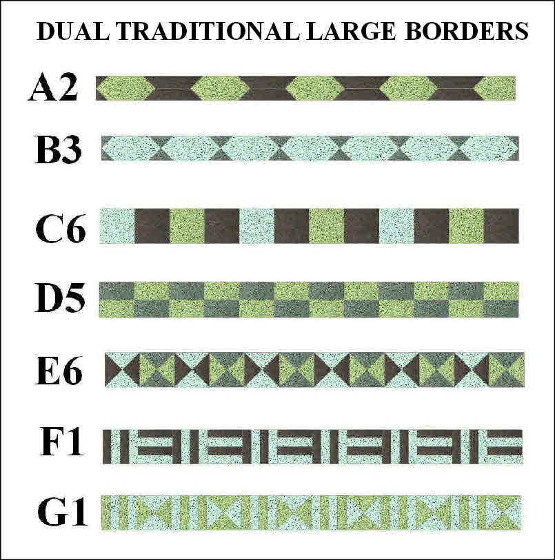 DUAL-LARGE BORDERS